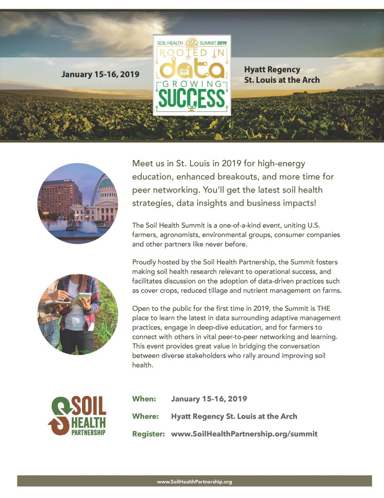 Soil Health Summit 2019 Soil Health Summit 2019