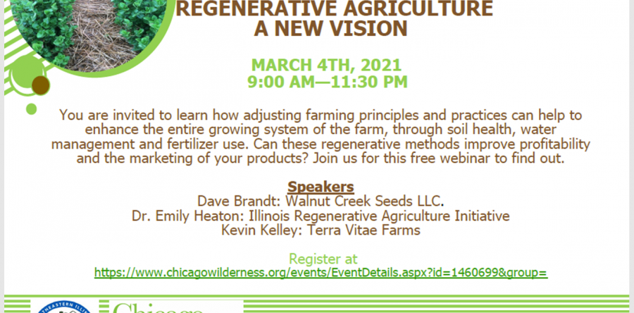 Regenerative Agriculture Webinar: A New Beginning