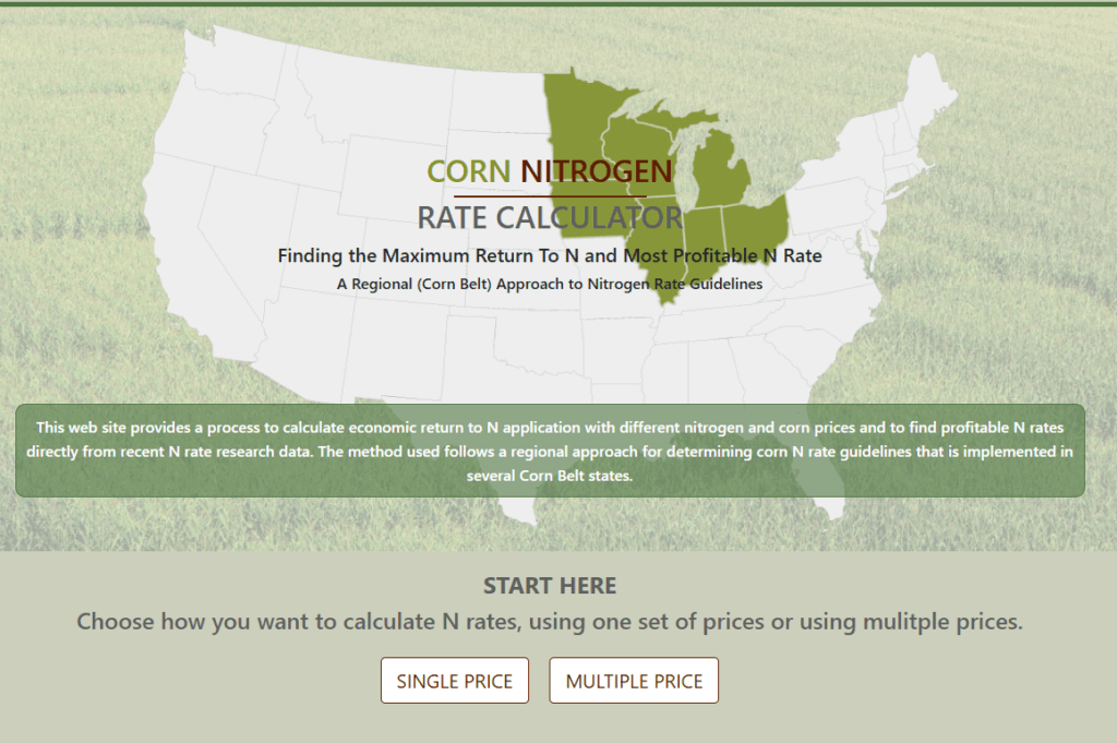 Corn Nitrogen Rate Calculator