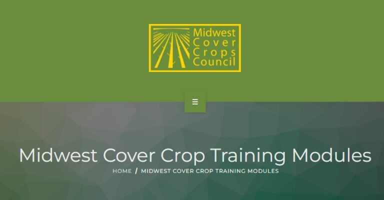 MCCC cover crop training modules MCCC cover crop training modules