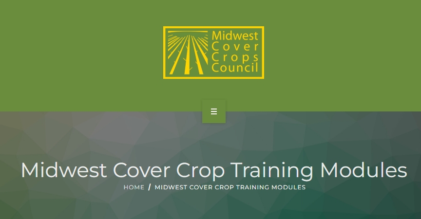 MCCC cover crop training modules MCCC cover crop training modules