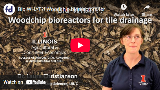 University of Illinois Woodchip Bioreactor Video University of Illinois Woodchip Bioreactor Video