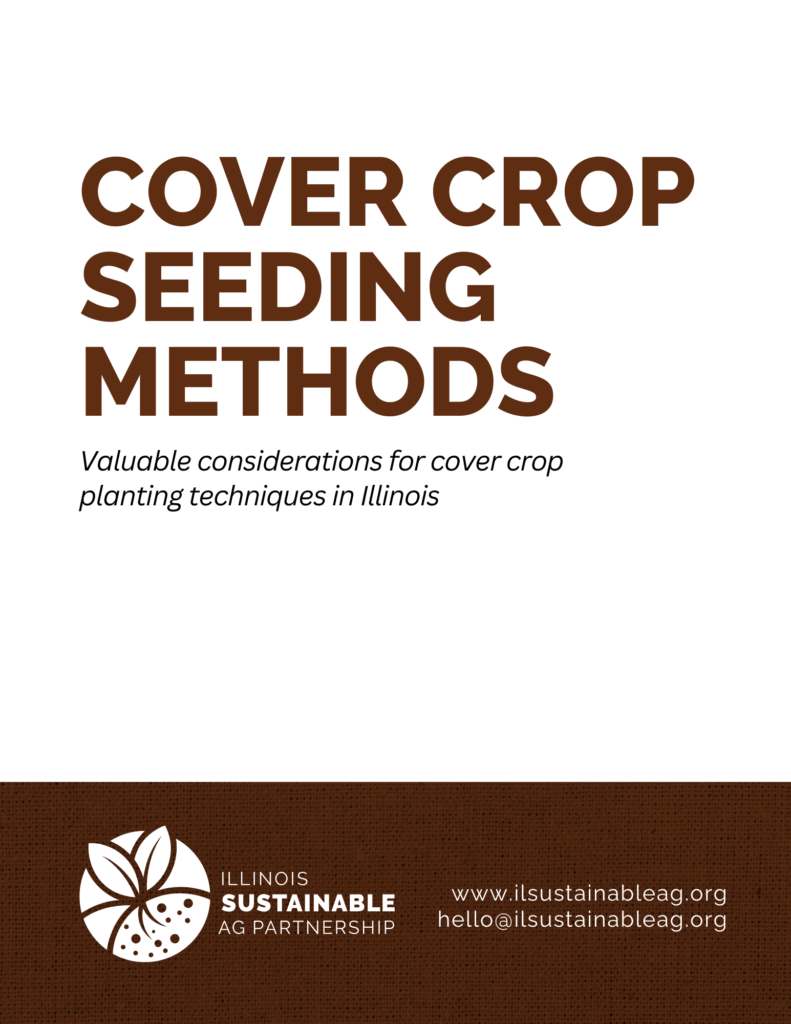 Cover crop planting methods