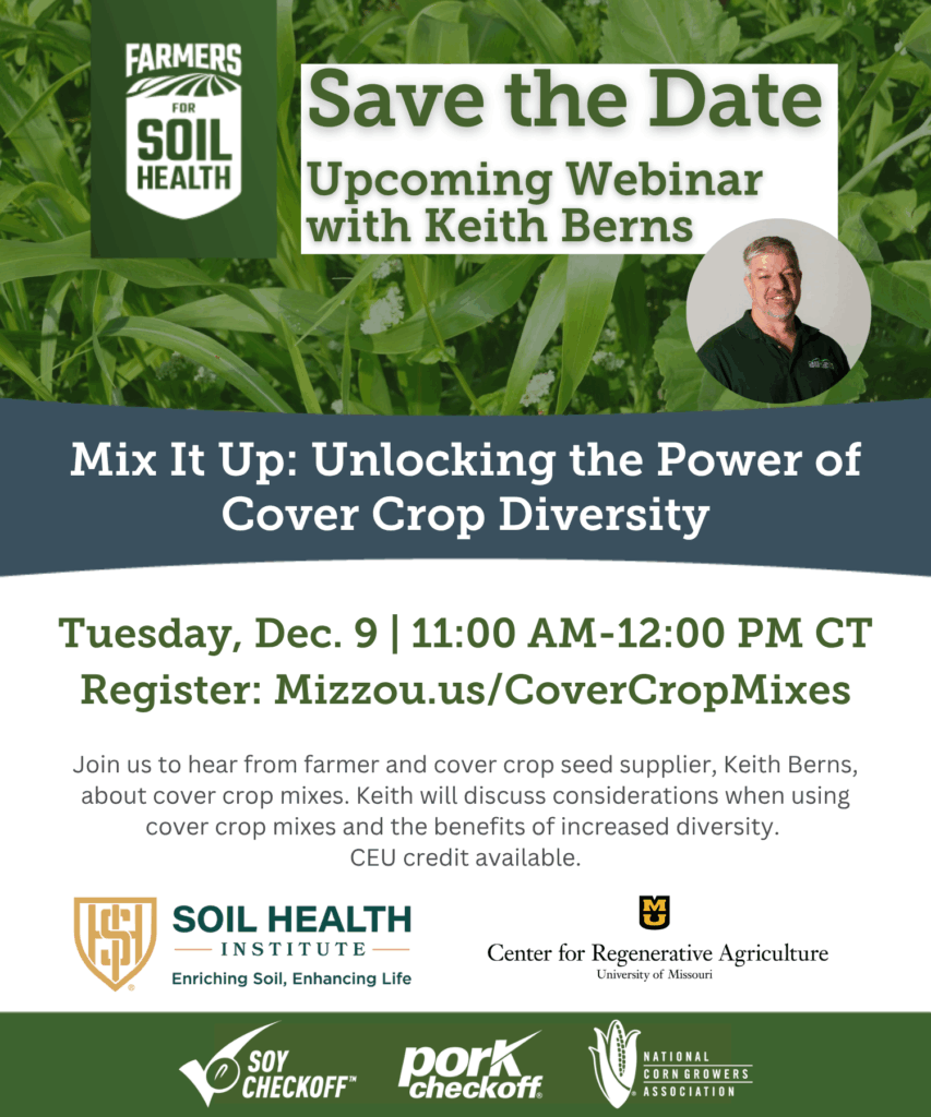 Cover Crop Mixes Webinar Promo