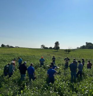 Soil Health Leadership Program - farmers in field