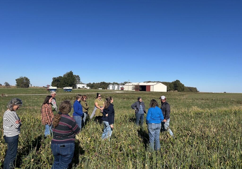 ISAP members tour farm